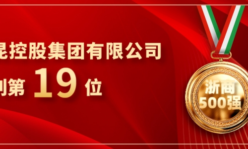 《浙商》全国500强沉磅颁布，，，，，，3377体育全网位列第19位！