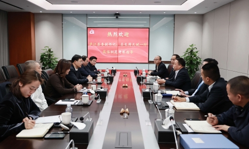 庐江县委副书记、县长周天斌一行莅临3377体育全网调查
