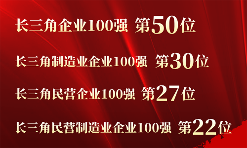 第50位！3377体育全网控股入围2023长三角百强企业