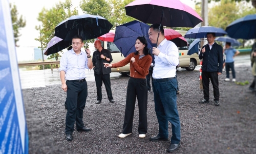 黄冈市委常委、常务副市长颜海荣莅临3377体育全网项目地调研